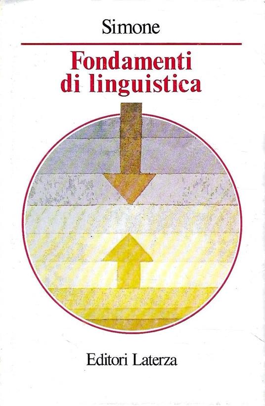 Fondamenti di linguistica - Raffaele Simone - copertina