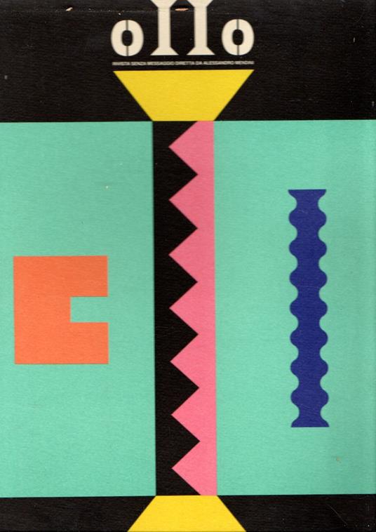 Ollo. Rivista senza messaggio diretta da Alessandro Mendini. No. 1, October 1988 - copertina
