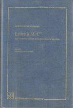 Lettre à M.C*** sur l'unité de temps et de lieu dans la tragédie