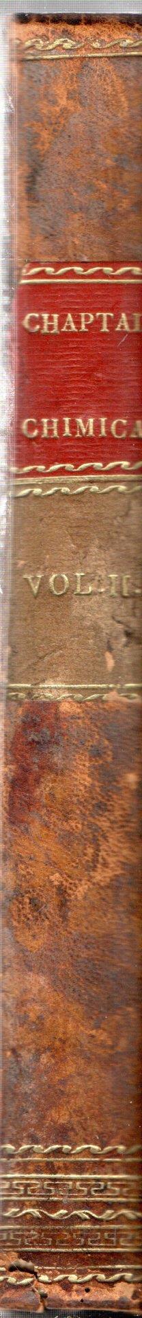 La chimica applicata alle arti. Volume secondo - copertina