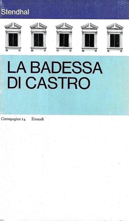 La Badessa di Castro - Stendhal - copertina