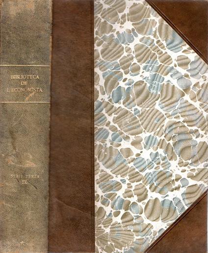 Economia politica (Volume IX parte prima) - Gerolamo Boccardo - copertina