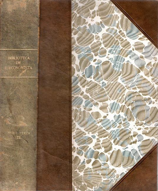 Economia politica (Volume IX parte prima) - Gerolamo Boccardo - copertina