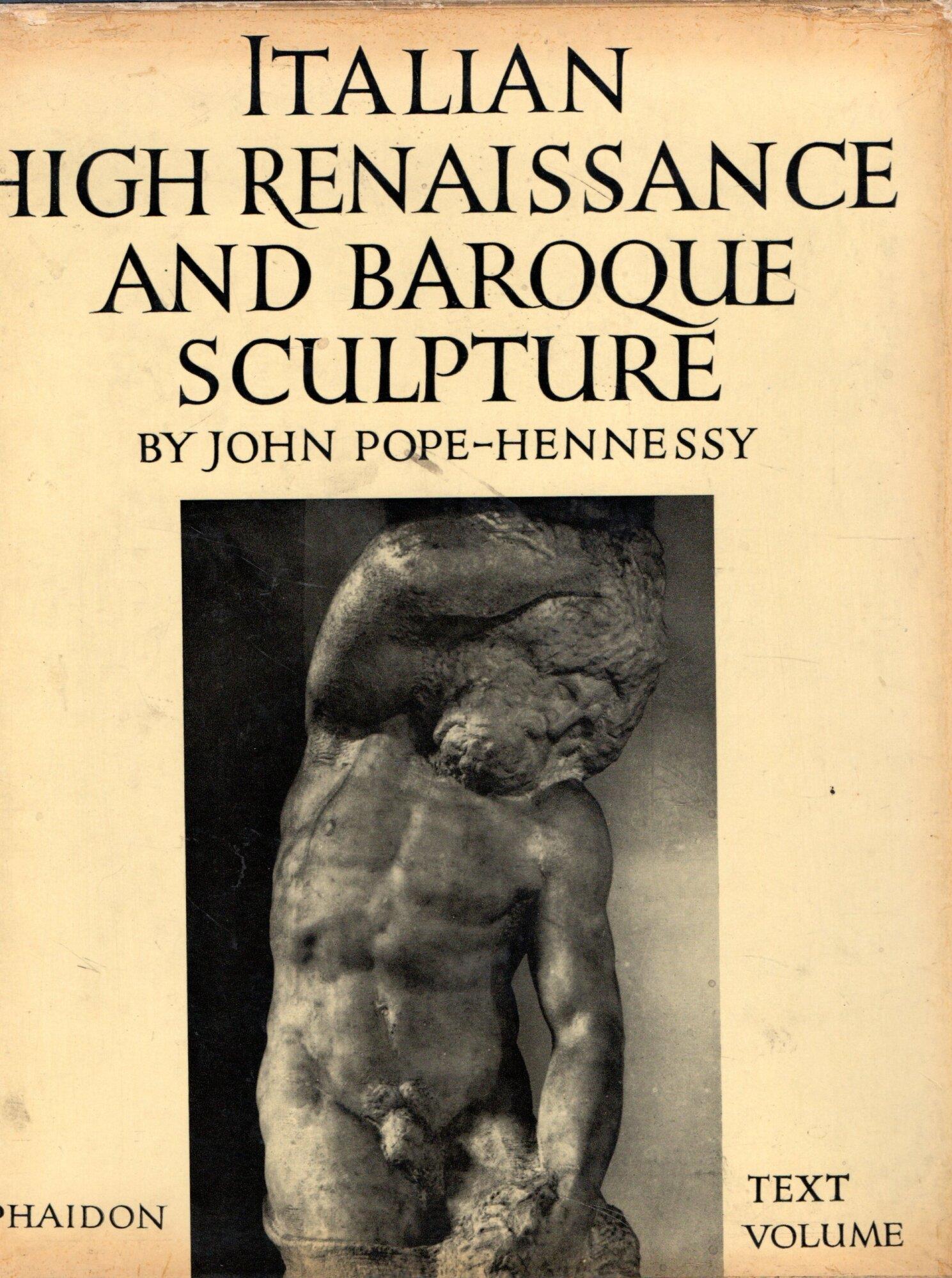 Italian High Renaissance and baroque sculpture