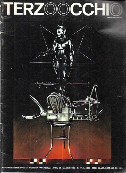 Terzo Occhio: Quadrimestrale d'arte e cultura fantastica - Anno VI maggio 1980 n. 17 - copertina