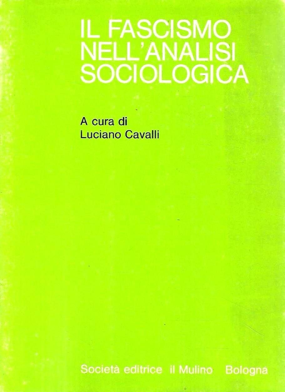 Il fascismo nell'analisi sociologica