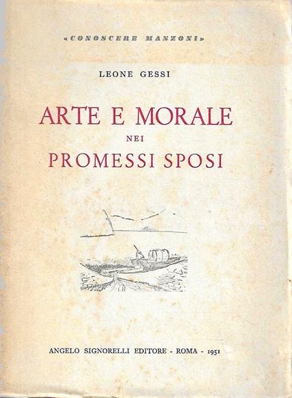 Arte e morale nei Promessi Sposi - copertina