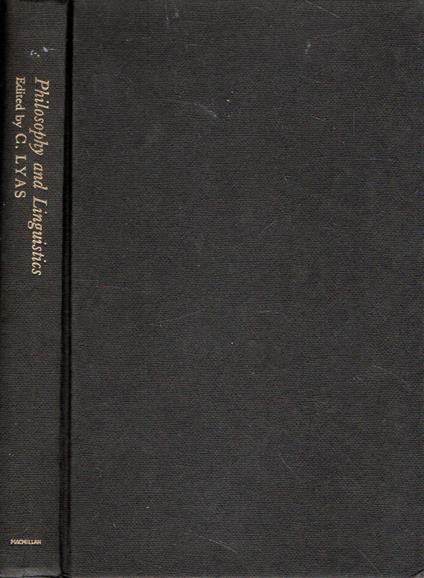 Philosophy and Linguistics - copertina