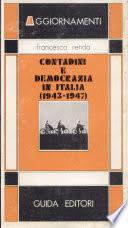 Contadini e democrazia in Italia (1943-1947) - Francesco Renda - copertina