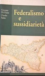 Federalismo e sussidiarietà