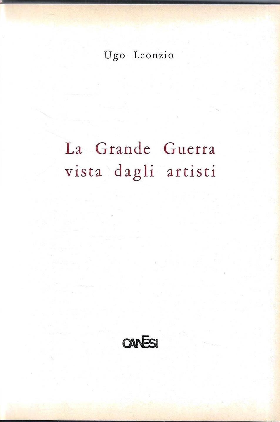 La Grande Guerra vista dagli artisti