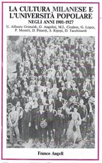 La cultura milanese e l'Università Popolare negli anni 1901-1927