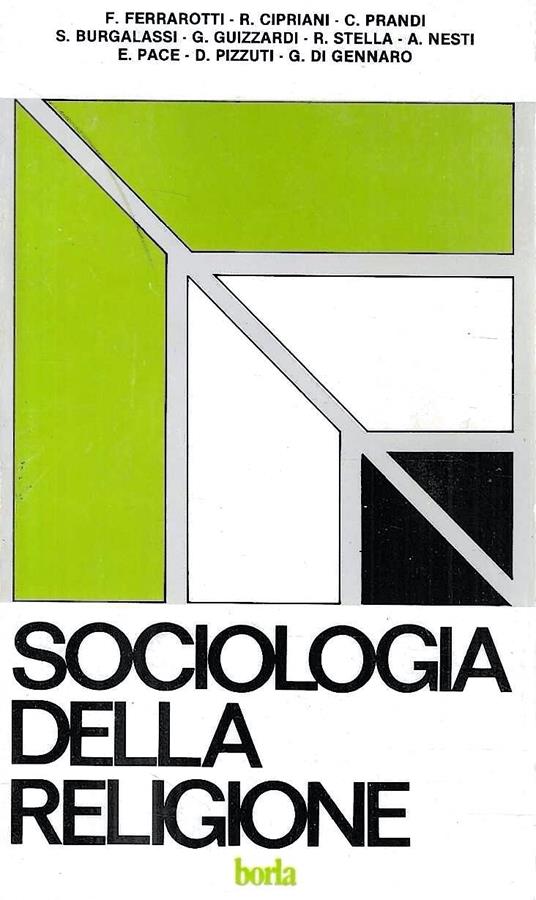 Sociologia della religione - copertina