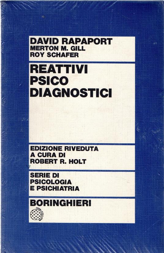 Reattivi psico diagnostici - copertina