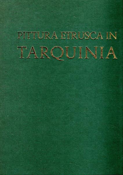 Pittura Etrusca in Tarquinia - Mario Moretti - copertina