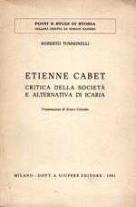 Etienne Cabet : Critica della società e alternativa di Icaria