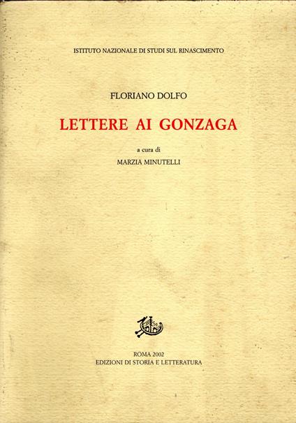 Lettere ai Gonzaga - copertina