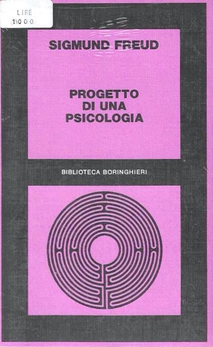 Progetto di una psicologia - Sigmund Freud - copertina