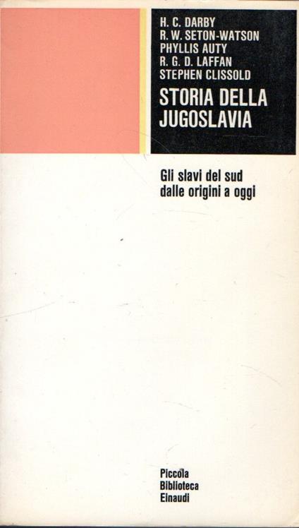 Storia della Jugoslavia - copertina