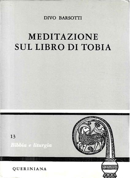Meditazione sul libro di Tobia - Divo Barsotti - copertina
