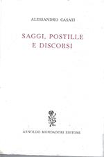Saggi, postille e discorsi