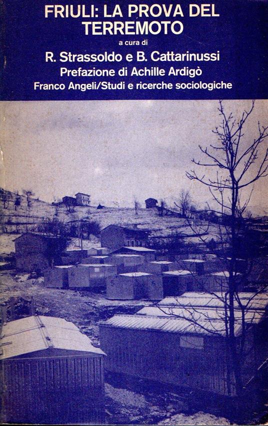 Friuli : La prova del terremoto - copertina