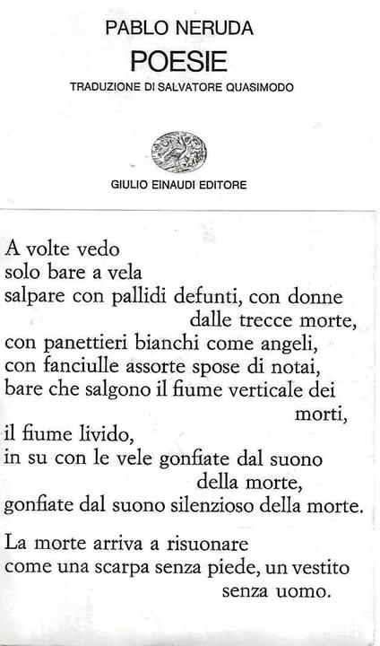 Poesie - Pablo Neruda - copertina