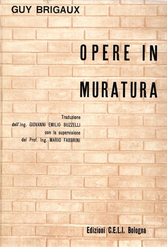 Opere in muratura - copertina
