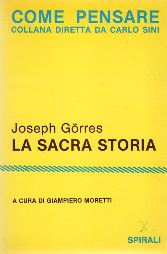 La sacra storia - copertina