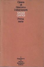 Saggi critici. Prima serie