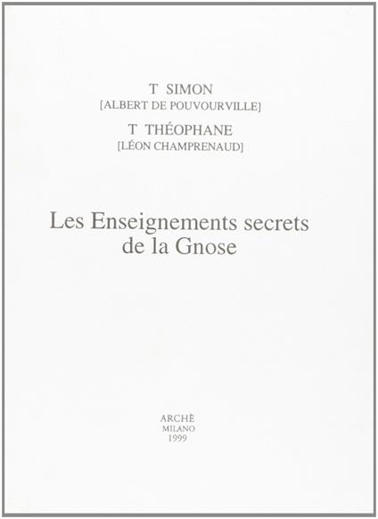 Les enseignements secrets de la gnose - Matgioï - copertina