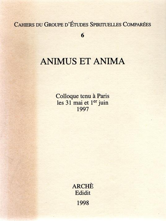 Animus et anima - copertina