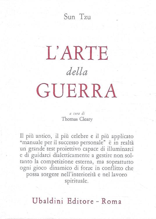 L' arte della guerra - Tzu Sun - copertina