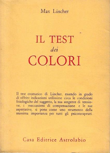 Il test dei colori - Max Lüscher - copertina