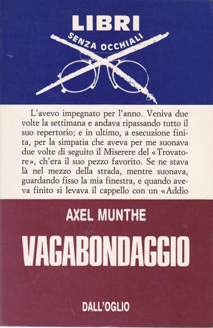 Vagabondaggio - Axel Munthe - copertina