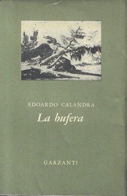 La bufera - Edoardo Calandra - copertina
