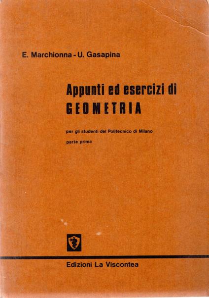 Appunti ed esercizi di geometria - copertina