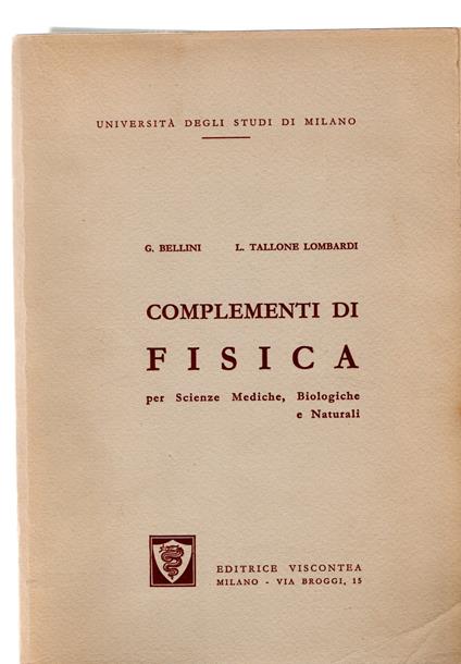 Complementi di fisica - copertina