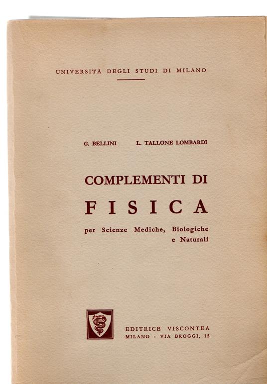 Complementi di fisica - copertina