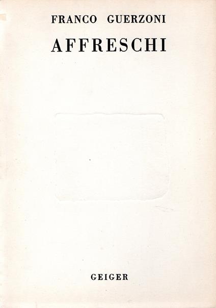 Affreschi - copertina