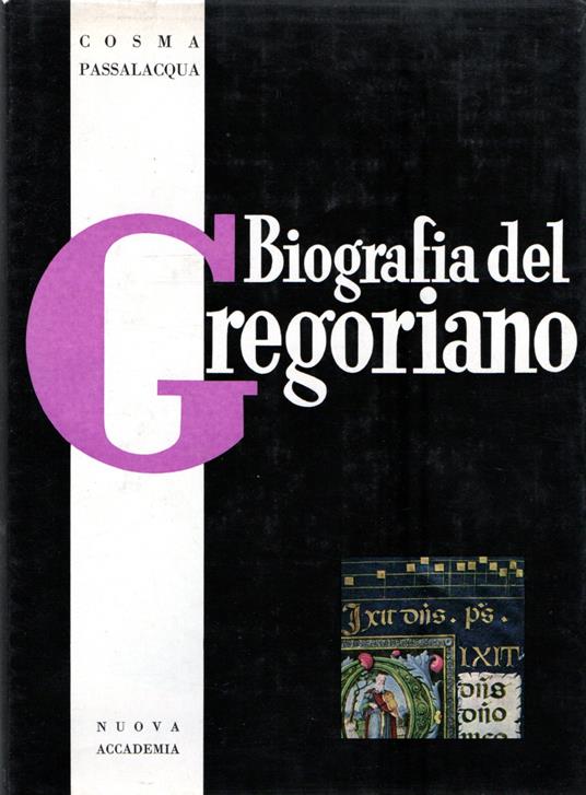Biografia del Gragoriano - Cosma Passalacqua - copertina