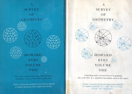 A survey of geometry (2 vol.) - copertina