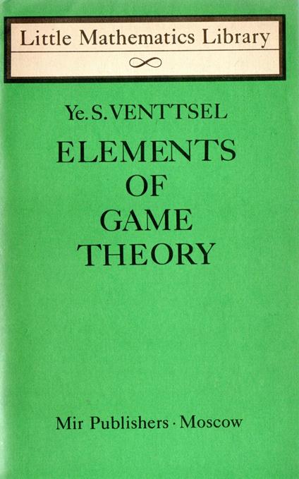 Elements of game theory - copertina