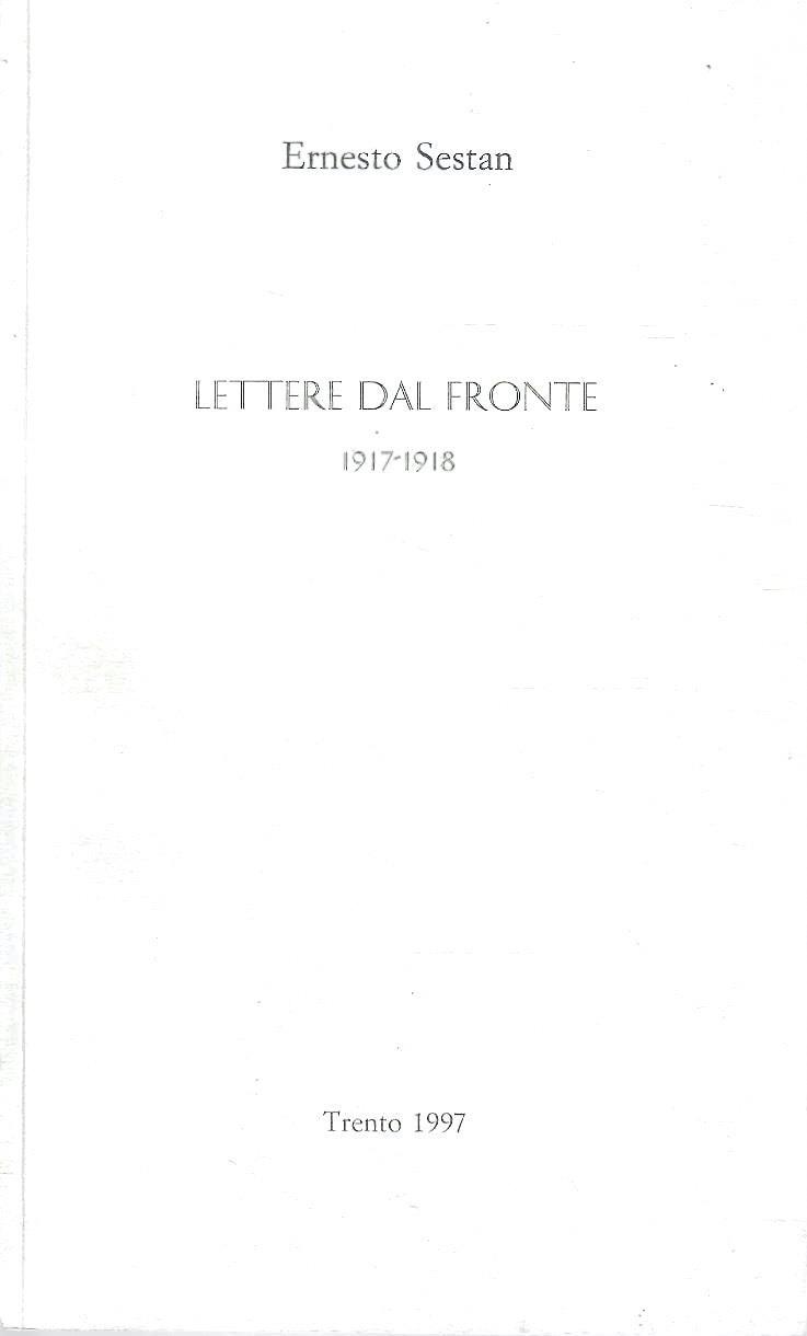 Lettere dal fronte 1917-1918