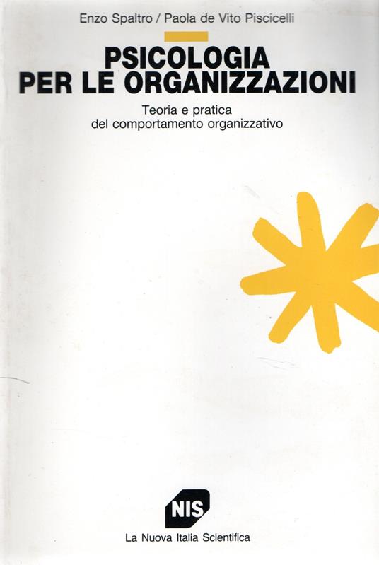 Psicologia per le organizzazioni - copertina