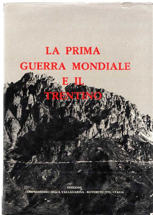 La prima guerra mondiale e il Trentino - copertina