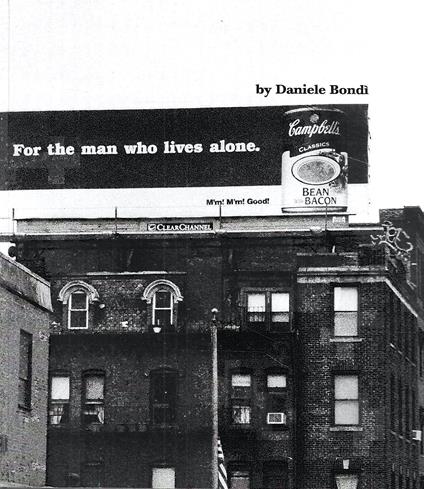 Daniele Bondì. For the man who lives alone - copertina