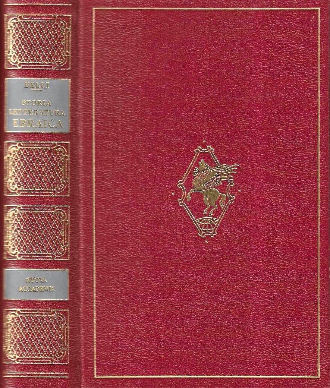 Storia della letteratura ebraica biblica e postbiblica