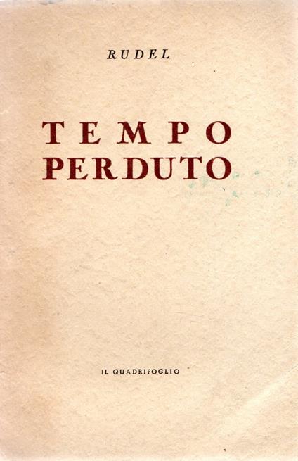Tempo perduto - copertina