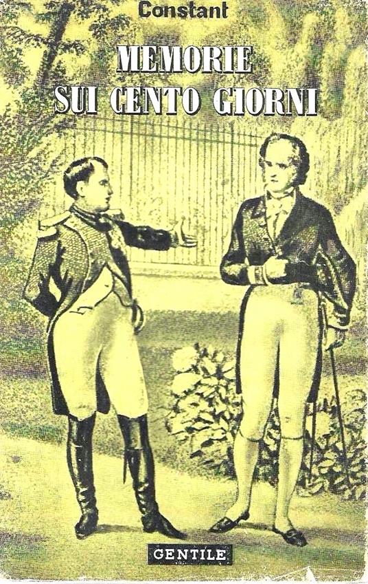 Memorie sui cento giorni - Benjamin Constant - copertina